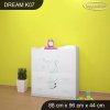 Komoda Dream K07 - ovečka (Barva bílá)