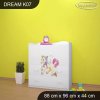 Komoda Dream K07 - pony (Barva bílá)