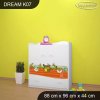 Komoda Dream K07 - závodníci (Barva bílá)