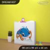 Komoda Dream K07 - dopravní prostředky (Barva bílá)