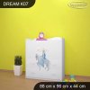 Komoda Dream K07 - ledová královna (Barva bílá)