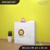 Komoda Dream K07 - lvíček (Barva bílá)