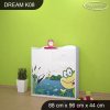 Komoda Dream K08 - žabka a čáp (Barva bílá)