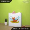 Komoda Dream K08 - kočička (Barva bílá)