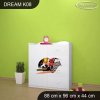 Komoda Dream K08 - formule (Barva bílá)