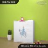 Komoda Dream K08 - ledová královna (Barva bílá)