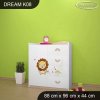 Komoda Dream K08 - lvíček (Barva bílá)