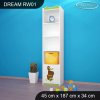 Regál Dream RW01 - pirát (Barva bílá)