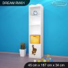 Regál Dream RW01 - pirát (Barva bílá)