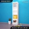 Regál Dream RW01 - formule (Barva bílá)