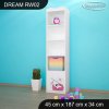 Regál Dream RW02 - pejsci (Barva bílá)