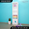Regál Dream RW02 - víla s koníkem (Barva bílá)