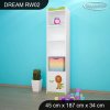 Regál Dream RW02 - safari (Barva bílá)