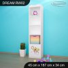 Regál Dream RW02 - zvířecí kapela (Barva bílá)