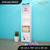 Regál Dream RW02 - krtek (Barva bílá)
