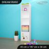 Regál Dream RW02 - krtek (Barva bílá)