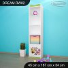 Regál Dream RW02 - farma (Barva bílá)
