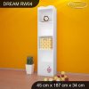 Regál Dream RW04 - pejsci (Barva bílá)
