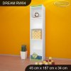 Regál Dream RW04 - žabka a čáp (Barva bílá)