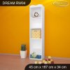 Regál Dream RW04 - žabka a čáp (Barva bílá)