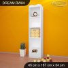 Regál Dream RW04 - formule (Barva bílá)