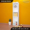 Regál Dream RW04 - kočičky (Barva bílá)
