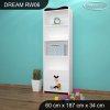 Regál Dream RW06 - safari (Barva bílá)