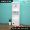 Regál Dream RW06 - krtek (Barva bílá)