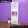 Regál Dream RW08 - safari (Barva bílá)
