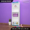 Regál Dream RW08 - veselé safari II. (Barva bílá)