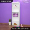 Regál Dream RW08 - kočička (Barva bílá)