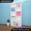 Regál Dream RW10 - pejsci (Barva bílá)
