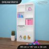 Regál Dream RW10 - veselé safari II. (Barva bílá)