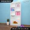 Regál Dream RW10 - kočička (Barva bílá)