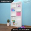 Regál Dream RW10 -  dopravní prostředky (Barva bílá)