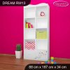 Regál Dream RW13 - hudební noty (Barva bílá)