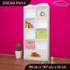 Regál Dream RW13 - kočička (Barva bílá)