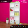 Regál Dream RW13 -  kočičky (Barva bílá)