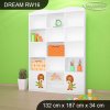 Regál Dream RW16 -  safari (Barva bílá)