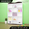 Regál Dream RW18 - zvířecí kapela (Barva bílá)