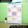 Regál Dream RW18 -  zámek (Barva bílá)