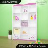Regál Dream RW18 -  zámek (Barva bílá)