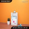 Regál Dream RN01 -  kytičky (Barva bílá)