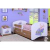 Dětská postel Happy Babies - medvídek v autě (Barva bílá, Velikost spací plochy 140x70, Šuplík NE)