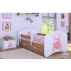 Dětská postel Happy Babies - medvídek se srdcem (Barva bílá, Velikost spací plochy 140x70, Šuplík NE)