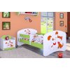 Dětská postel Happy Babies - pejsek a kočička (Barva bílá, Velikost spací plochy 140x70, Šuplík NE)