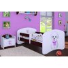 Dětská postel Happy Babies - pejsek s mašlí (Barva bílá, Velikost spací plochy 140x70, Šuplík NE)