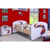 Dětská postel Happy Babies - vláček (Barva bílá, Velikost spací plochy 140x70, Šuplík NE)