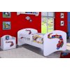 Dětská postel Happy Babies - vláček (Barva bílá, Velikost spací plochy 140x70, Šuplík NE)