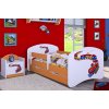 Dětská postel Happy Babies - vláček (Barva bílá, Velikost spací plochy 140x70, Šuplík NE)